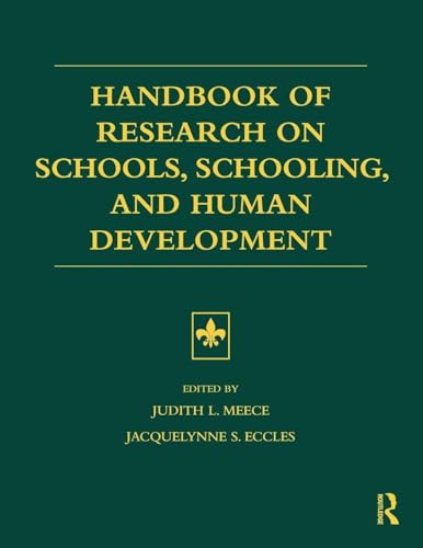 Stock image for Handbook of Research on Schools, Schooling and Human Development for sale by SecondSale