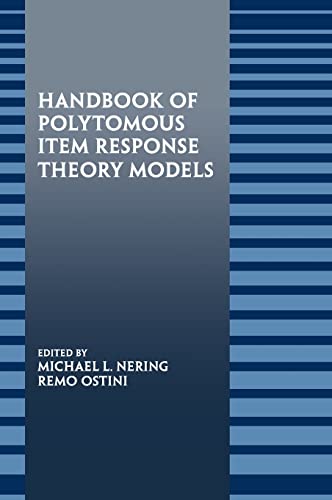 Stock image for Handbook of Polytomous Item Response Theory Models for sale by Blackwell's
