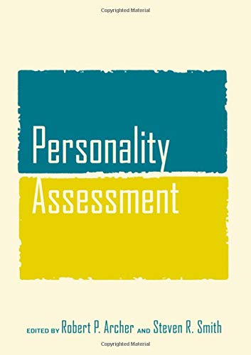 Beispielbild fr Personality Assessment zum Verkauf von Better World Books