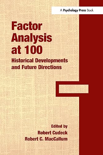 Beispielbild fr Factor Analysis at 100: Historical Developments and Future Directions zum Verkauf von Blackwell's