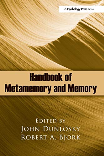 Imagen de archivo de Handbook of Metamemory and Memory a la venta por BGV Books LLC