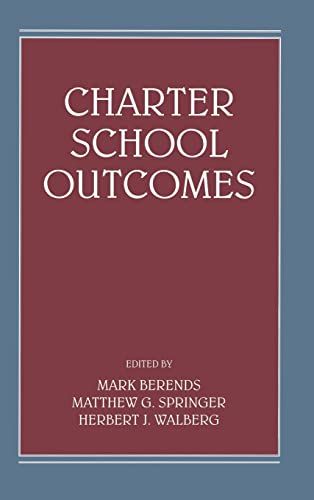 Beispielbild fr Charter School Outcomes zum Verkauf von HPB-Red