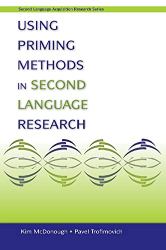 Stock image for Using Priming Methods in Second Language Research for sale by Blackwell's
