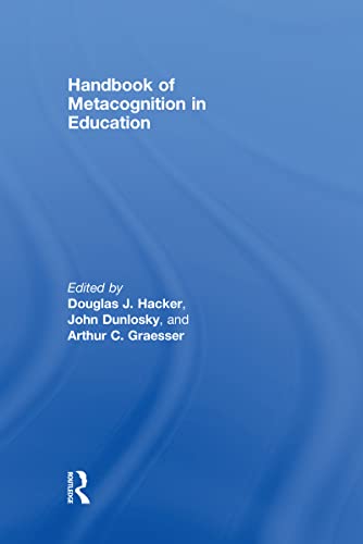 9780805863536: Handbook of Metacognition in Education