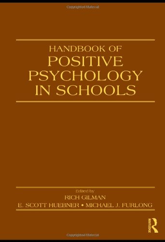 Imagen de archivo de Handbook of Positive Psychology in Schools a la venta por ThriftBooks-Atlanta