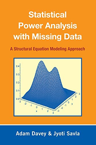 Beispielbild fr Statistical Power Analysis with Missing Data: A Structural Equation Modeling Approach zum Verkauf von Blackwell's