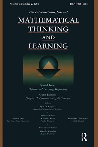 Stock image for Hypothetical Learning Trajectories: A Special Issue of Mathematical Thinking and Learning for sale by Revaluation Books