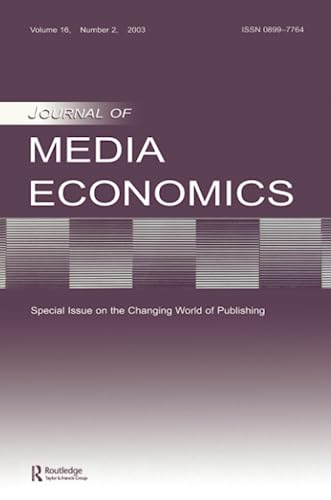 Imagen de archivo de The Changing World of Publishing (Journal of Media Economics) a la venta por Lucky's Textbooks