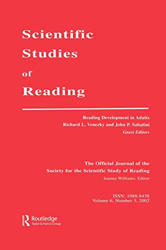 Beispielbild fr Scientific studies of reading: Reading development in adults zum Verkauf von Cotswold Internet Books