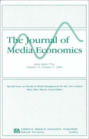 Imagen de archivo de Trends in Media Management in the 21st Century: A Special Issue of the Journal of Media Economics a la venta por Phatpocket Limited