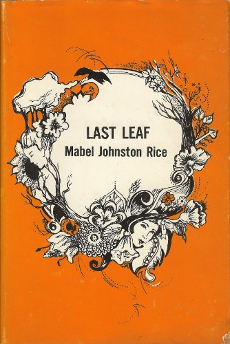 Stock image for Last leaf (Contemporary poets of Dorrance series) for sale by MyLibraryMarket