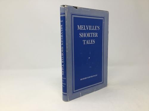 Stock image for Melville's Shorter Tales [Dec 01, 1960] Fogle, Richard Harter for sale by Atlantic Books