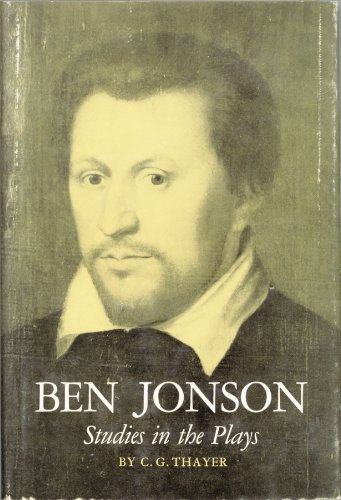 9780806105550: Ben Jonson Studies in the Plays