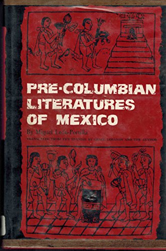 Beispielbild fr Pre-Columbian Literatures of Mexico zum Verkauf von Better World Books