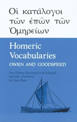 9780806108285: Homeric Vocabularies: Greek and English Word-Lists for the Study of Homer