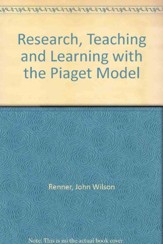 Beispielbild fr Research, Teaching and Learning with the Piaget Model zum Verkauf von Better World Books