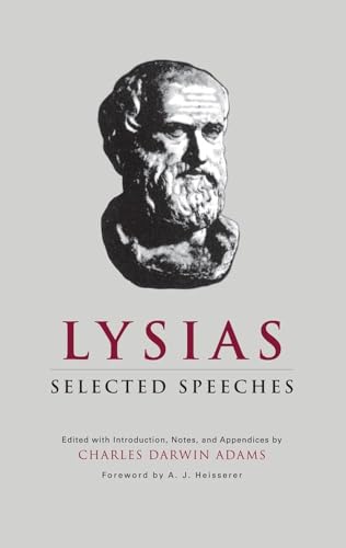 Beispielbild fr Lysias: Selected Speeches (Volume 3) (Oklahoma Series in Classical Culture) zum Verkauf von Spike706