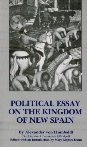 Beispielbild fr Political Essay on the Kingdom of New Spain (English and French Edition) zum Verkauf von HPB-Red