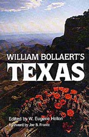 Stock image for William Bollaert's Texas for sale by Borderlands Book Store