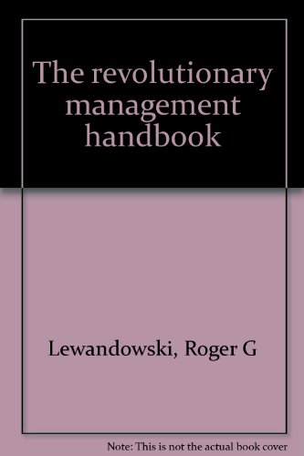 Imagen de archivo de The revolutionary management handbook a la venta por HPB-Red