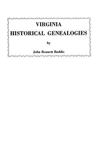 Virginia Historical Genealogies