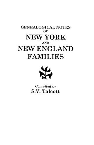 Beispielbild fr Genealogical Notes of New York and New England Families zum Verkauf von books4u31