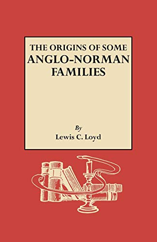 Beispielbild fr The origins of some Anglo-Norman families zum Verkauf von Wonder Book