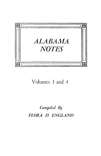 9780806308166: Alabama Notes: 3&4