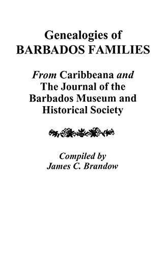 9780806310046: Genealogies of Barbados Families