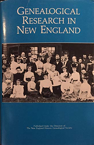 Stock image for Genealogical research in New England for sale by SecondSale