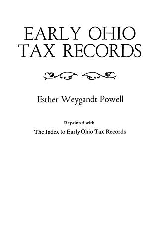 9780806311296: Early Ohio Tax Records