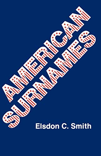 Beispielbild fr American Surnames zum Verkauf von Nelsons Books