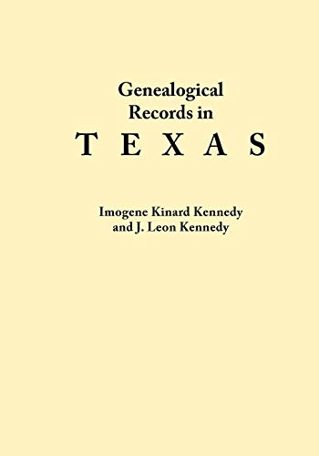 9780806311852: Genealogical Records in Texas