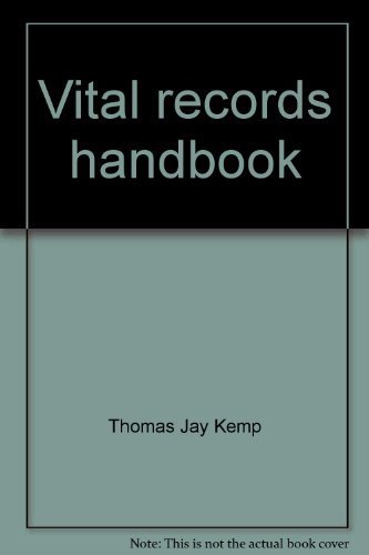 Stock image for Vital records handbook for sale by SecondSale