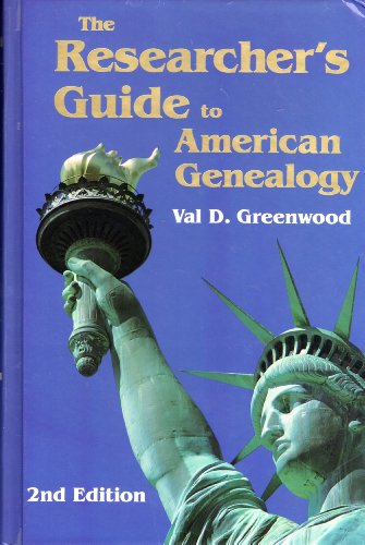 Imagen de archivo de The Researcher's Guide to American Genealogy a la venta por Jenson Books Inc
