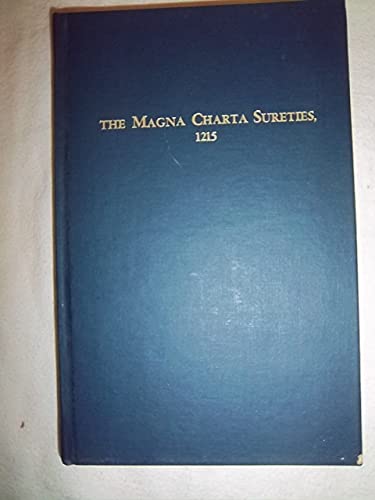 The Magna Charta Sureties 1215.