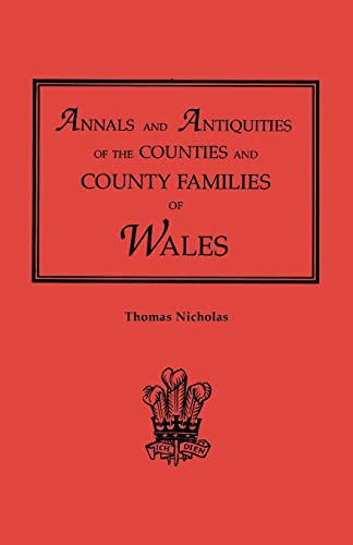 9780806313153: Annals and Antiquities of the Counties and County Families of Wales [Revised and Enlarged Edition, 1872]. in Two Volumes. Volume I