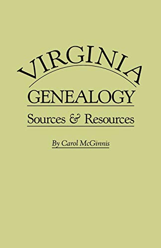 9780806313795: Virginia Genealogy. Sources & Resources