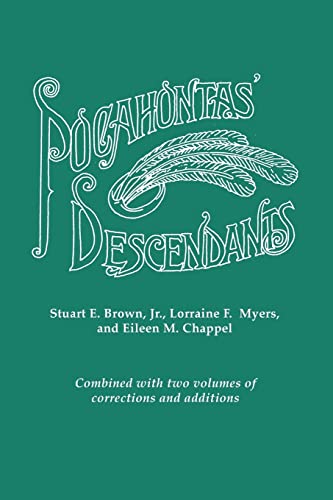 Stock image for Pocahontas' Descendants : A Revision, Enlargement and Extension of the List as Set Out by Wyndham Robertson in His Book Pocahontas and Her Descendants (1887) for sale by Better World Books