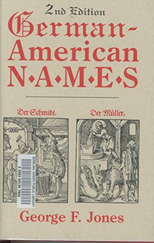 Beispielbild fr German-American Names zum Verkauf von Better World Books