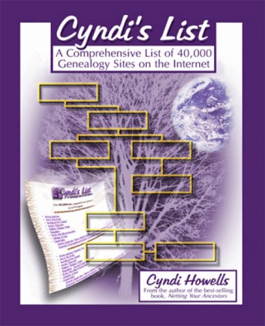 Stock image for Cyndi's List a Comprehensive List of 40,000 Genealogy Sites on the Internet: A Comprehensive List of 40,000 Genealogy Sites on the Internet for sale by Jenson Books Inc