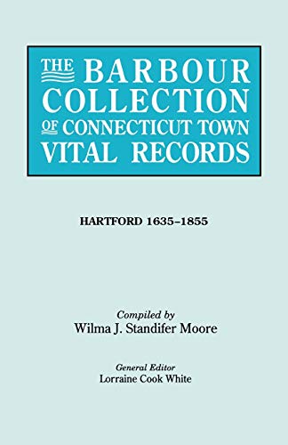 9780806315966: The Barbour Collection of Connecticut Town Vital Records [Vol. 19] Hartford