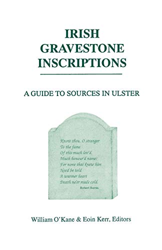 Stock image for Irish Gravestone Inscriptions for sale by Chiron Media