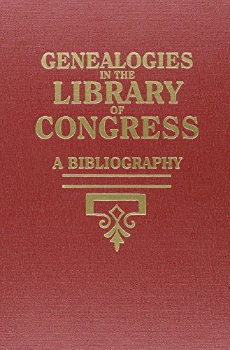 9780806316697: Genealogies in the Library of Congress: A Bibliography With Supplements and the Complement to Genealogies in the Library of Congress