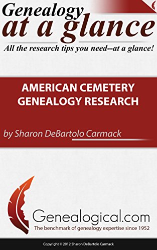 American Cemetery Research (Genealogy at a Glance) (9780806318981) by Carmack, Sharon Debartolo