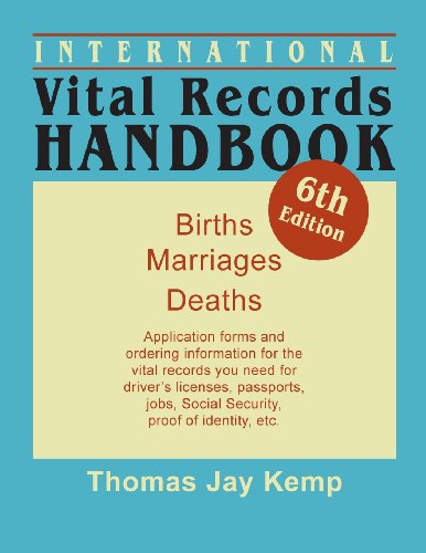 Beispielbild fr International Vital Records Handbook. 6th Edition zum Verkauf von Better World Books