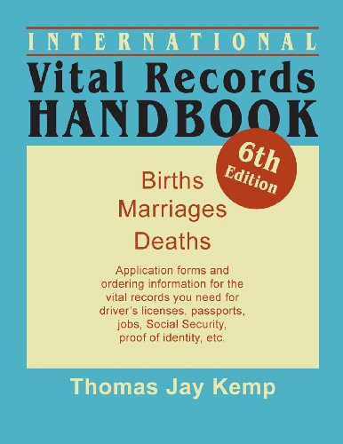 Stock image for International Vital Records Handbook. 6th Edition for sale by TextbookRush
