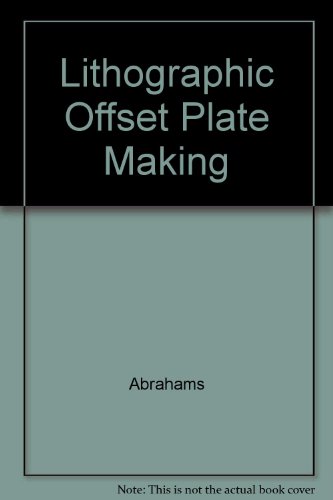 Lithographic Offset Plate Making (9780806491059) by Abrahams