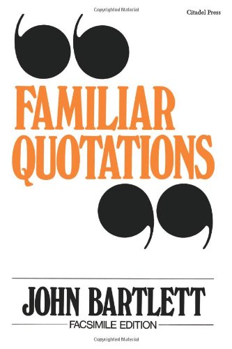 9780806502502: Collection of Familiar Quotations