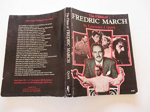 Beispielbild fr Films of Fredric March zum Verkauf von Better World Books